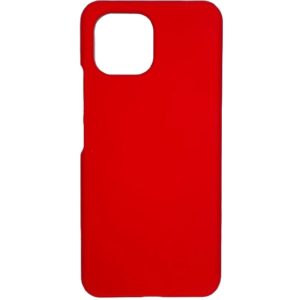 Θηκη Liquid Silicone για Xiaomi Mi 11 Lite Κοκκινη. (0009096184)