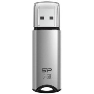SILICON POWER USB Flash Drive Marvel M02, 64GB, USB 3.2, γκρι SP064GBUF3M02V1S.