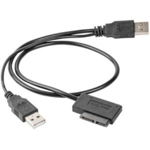 CABLEXPERT EXTERNAL USB TO SATA ADAPTER FOR SLIM SATA SSD, DVD A-USATA-01