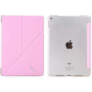 Remax Protection Flip Cover Δερματίνης Ροζ (iPad Pro 12.9)