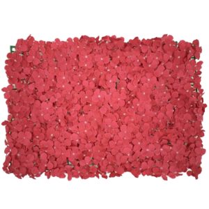 GloboStar 78330 Συνθετικό Πάνελ Λουλουδιών - Κάθετος Κήπος Ορτανσία Σκούρο Ροζ Μ60 x Υ40 x Π5cm.