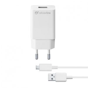 CELLULAR LINE 304026 ACHSMKIT10WMUSBW Charger Kit Samsung 10W MUSB White ACHSMKIT10WMUSBW
