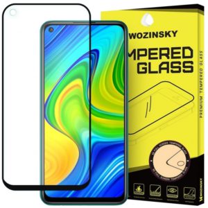 Wozinsky Full Glue Full Face Case Friendly Black Αντιχαρακτικό Γυαλί 9H Tempered Glass (Xiaomi Redmi Note 9).