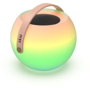 Akai CS6 Shine Φορητό Ηχείο με φως σε 7 χρώματα Bluetooth & AWS.( 3 άτοκες δόσεις.)