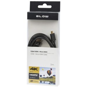 Καλώδιο HDMI - micro HDMI v2.0 4K 1.5m DM-673