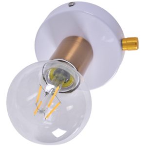 Home Lighting SE 138-WH TOLO WALL LAMP BRASS BRONZE WHITEBASE Γ2 77-3541
