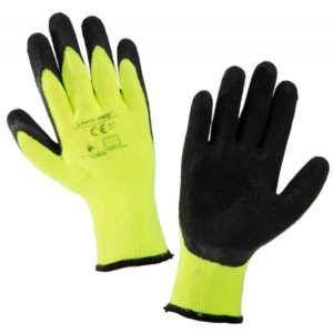 LAHTI PRO γάντια εργασίας L2504, προστασία ψύχους, 8/M, κίτρινο-μαύρο PR-L250408K.