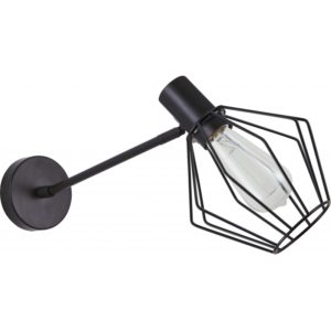 Home Lighting SE21-BL-22-GR1 ADEPT BLACK WALL LAMP BLACK METAL GRID+ 77-8321( 3 άτοκες δόσεις.)