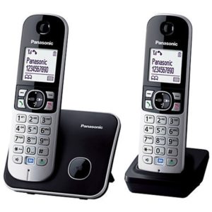 Ασύρματο Τηλέφωνο Panasonic KX-TG6812GB Black (KX-TG6812GB) (PANKX-TG6812GB)( 3 άτοκες δόσεις.)
