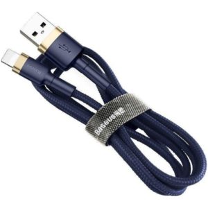 Baseus Cafule Braided USB to Lightning Cable Μπλε 1m (CALKLF-BV3) (BASCALKLFBV3).