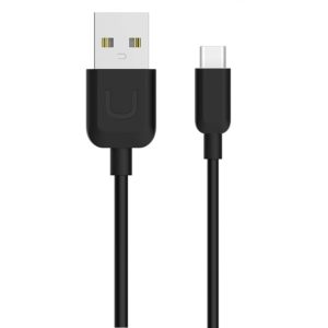 USAMS Καλώδιο USB σε Type-C US-SJ099 U-Turn, 1m, μαύρο TCUSBXD01.