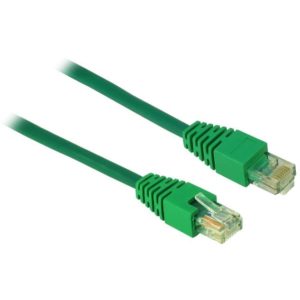 Cable UTP patch CAT5 2.5m Inter-Tech Green LC2500G