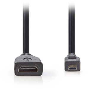 NEDIS CVGP34790BK02 High Speed HDMI Cable with Ethernet, HDMI Micro Connector - NEDIS.