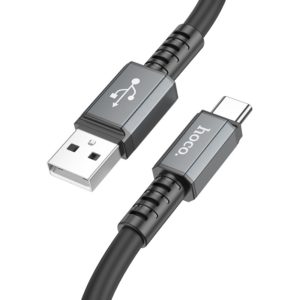 Καλώδιο Σύνδεσης Hoco X85 Strength USB σε USB-C 3A Μαύρο 1m.
