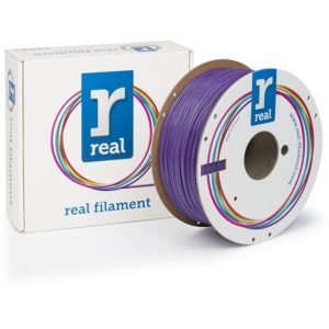 REAL PLA 3D Printer Filament - Purple - spool of 1Kg - 1.75mm (REFPLAPURPLE1000MM175).