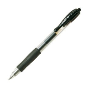 Στυλό GEL PILOT G-2 0.5 mm (Mαύρο) (2615001) (PILBLG25BK).