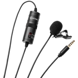 BOYA BY-M1 wired mic Universal Lavalier Microphone.