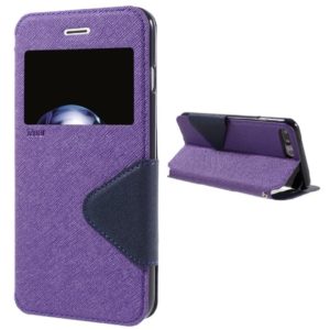 Roar Fancy Diary wallet Book case for Apple iphone 7/8 purple-Navy blue.