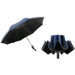 ROXXANI ομπρέλα αντίστροφης δίπλωσης RXN-0016, αυτόματο άνοιγμα, μπλε RXN-0016.