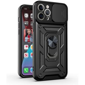Θήκη Goospery Camera Full Cover Slide Armor Case για Apple iPhone 13 Pro Max Μαύρο.