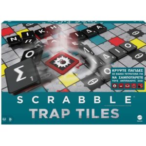 Mattel: Scrabble Trap Tiles - Επιτραπέζιο (Greek Language) (HLM18).