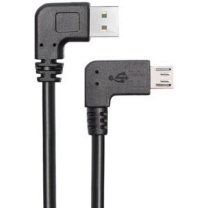 POWERTECH Καλώδιο USB σε USB Micro-B CAB-U133, 90°, Dual Easy USB, 1m CAB-U133.