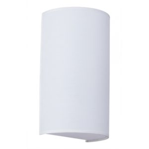 Home Lighting SE21-WH1-15 SERAPH WHITE SHADE WALL LAMP 77-8282( 3 άτοκες δόσεις.)