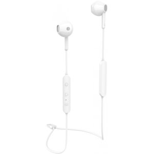 CELEBRAT Bluetooth earphones A17, με μαγνήτη, μικρόφωνο HD, λευκά A17-WH.