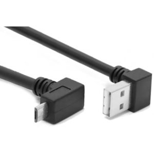 POWERTECH Καλώδιο USB σε USB Micro-B CAB-U137, 90°, Dual Easy USB, 1m CAB-U137.