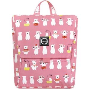 8848 TRAPEZOIDAL BACKPACK FOR CHILDREN WITH WHITE BEARS PRINT 442-050-005