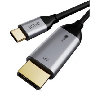 CABLETIME καλώδιο USB-C σε DisPlayPort C160, 4k/60hz, 1.8m, μαύρο 5210131038284.
