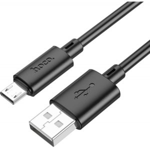 Καλώδιο σύνδεσης Hoco X88 USB σε Micro USB 2.4A 1m Μαύρο.