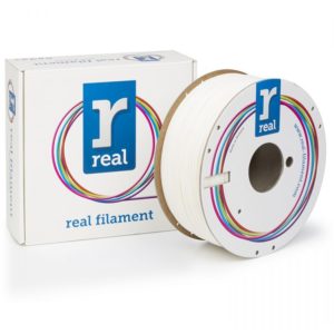 REAL ABS Plus 3D Printer Filament - White - spool of 1Kg - 1.75mm (REFABSPLUSWHITE1000MM175).