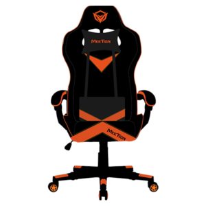 MT-CHR04 Gaming Καρέκλα / Μαύρο + Πορτοκαλί.( 3 άτοκες δόσεις.)