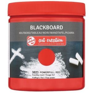 Talens blackboard paint 3023 powerful red, 250 ml.