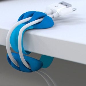 GRAB N GO SILICONE CABLE HOLDER BLUE GNG-158