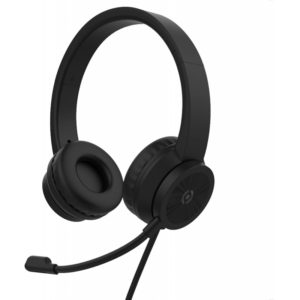 Celly Ακουστικά Κεφαλής Stereo Headphones 3.5mm με Μικρόφωνο Μαύρα SWHEADSETBK.