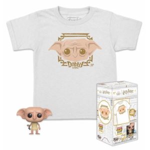 Funko Pocket Pop! Tee (Child): Harry Potter - Dobby Vinyl Figure T-Shirt (M).