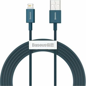 Baseus Lightning Superior Series cable, Fast Charging, Data 2.4A, 1m Blue (CALYS-A03) (BASCALYS-A03).