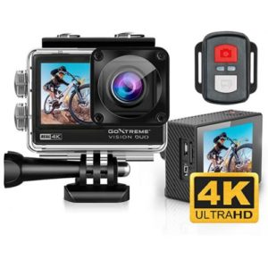 GOXTREME REAL 4K ACTION CAMERA WITH WIFI AND REMOTE CONTROL VISION DUO GX20161( 3 άτοκες δόσεις.)