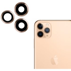 Τζαμι Καμερας Για iPhone 11 Pro Με Frame Χρυσο. (0009096062)