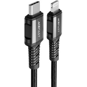 Καλώδιο σύνδεσης Acefast C1-01 USB-C σε Lightning Braided 3A 30W Apple Certified MFI 1.2m Μαύρο.