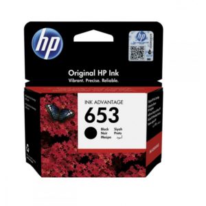 HP 653 Black Original Ink Advantage Cartridge. 3YM75AE.