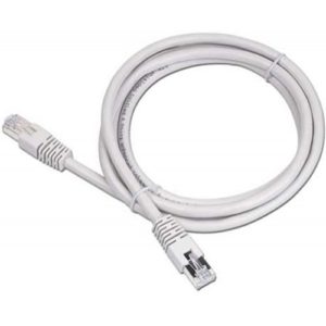 CABLEXPERT CAT5 UTP PATCH CORD MOLDED STRAIN RELIEF 50u PLUGS GREY 3M PP12-3M