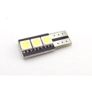 Led λάμπα τύπου Τ10 10W με 3 SMD led από τη μία πλευρά - CANBUS - 1τμχ. T10CAN3SMDS