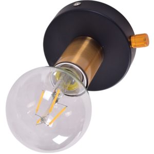 Home Lighting SE 138-BK TOLO WALL LAMP BRASS BRONZE BLACKBASE Γ2 77-3542