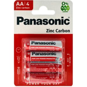 Μπαταρία Zinc Carbon Panasonic LR6 size AA 1.5 V Τεμ, 4.