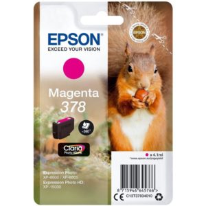 Epson Μελάνι Inkjet 378 Magenta (C13T37834010) (EPST378340).