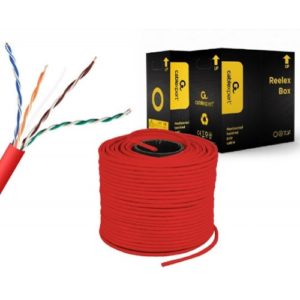CABLEXPERT CAT5e UTP LAN CABLE (CCA), SOLID, 305M RED UPC-5004E-SOL-R( 3 άτοκες δόσεις.)