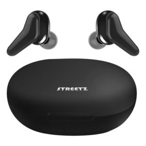 STREETZ True Wireless Ακουστικά TWS BT 5 Μαύρα TWS-113.( 3 άτοκες δόσεις.)